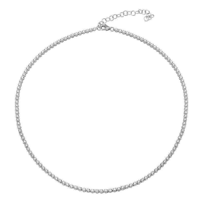 Diamond Tennis Necklace 1.92 White Gold