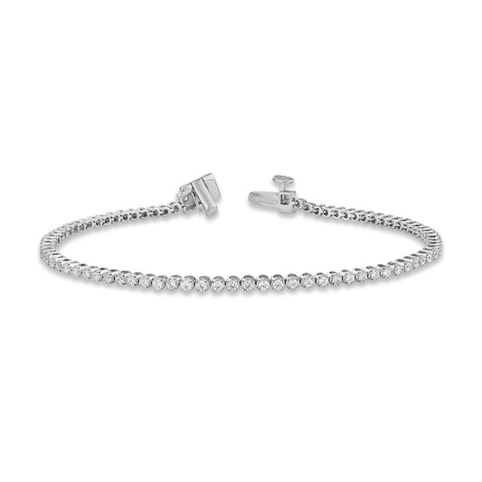 Classic Tennis Bracelet White Gold